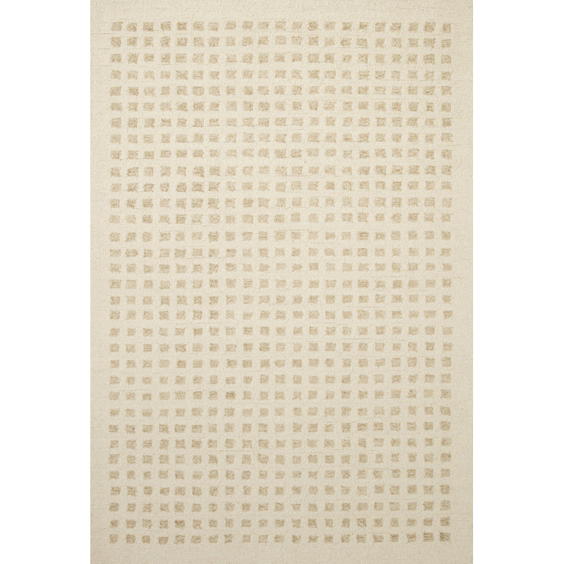 Chris Loves Julia x Loloi Polly Checkered Hand Tufted Jute/Sisal/Wool